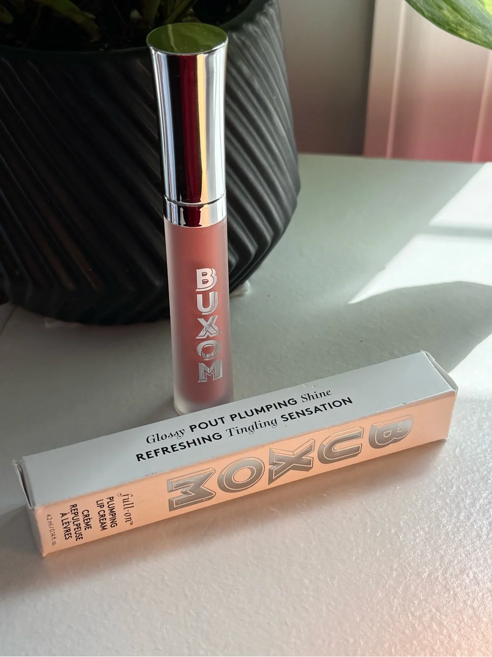 BUXOM Full-On Plumping Lip Cream Bellini Peach 0.14 oz NEW in Box Gloss